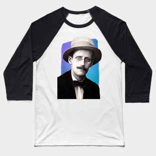 Irish Writer James Joyce illustration Baseball T-Shirt